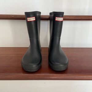 Hunter Kids Classic Black Rain Boots